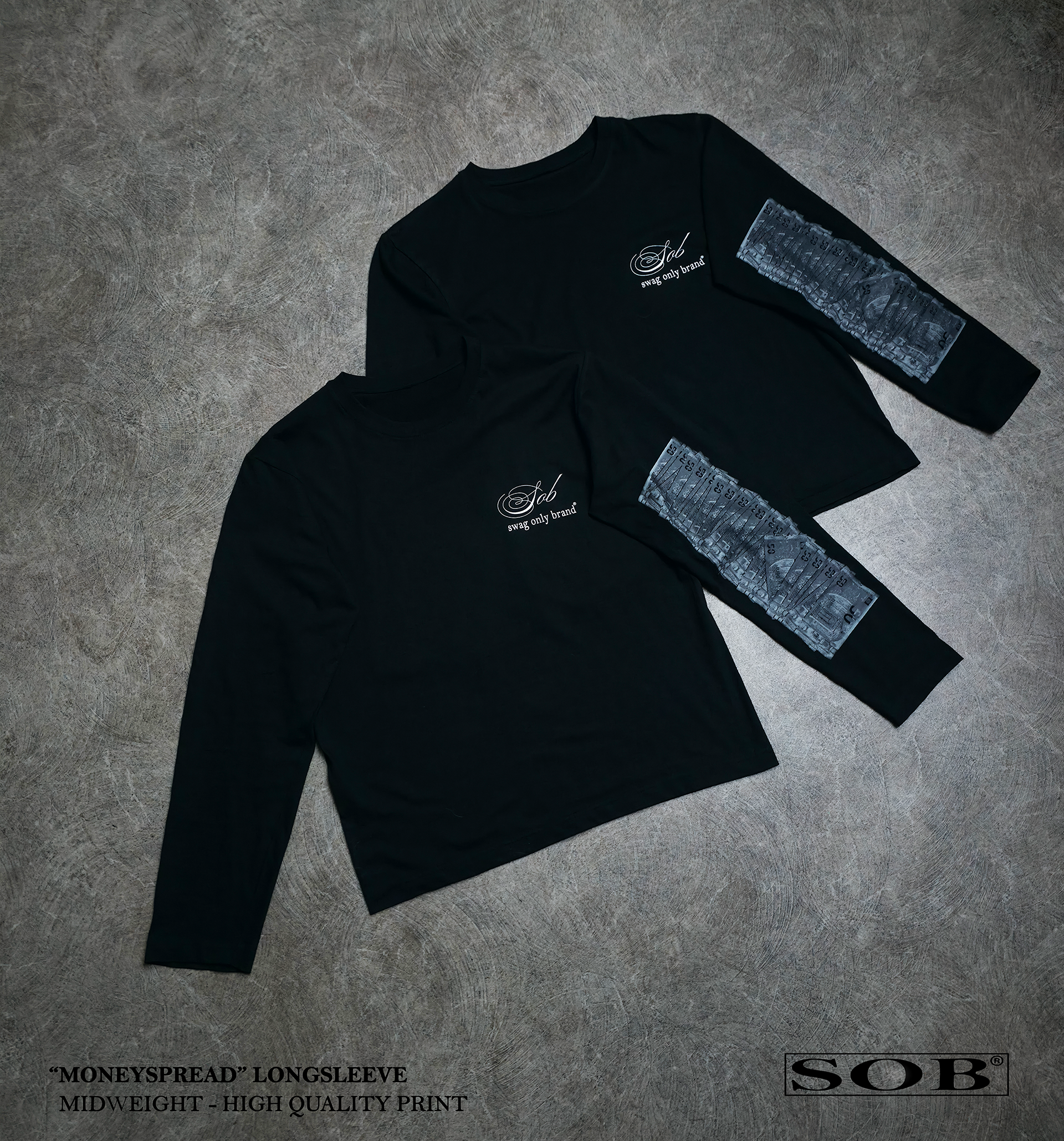 "MONEYSPREAD" LONGSLEEVE